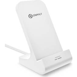 Oinmely Z1 Wireless Charger Wireless Phone Charger Stand Qi-Certified 10W Max Compatible with Apple iPhone 12/12 Pro Max/ 11Pro/11Pro Max/XR/XS Max/XS/X/8/8Plus, Samsung Galaxy