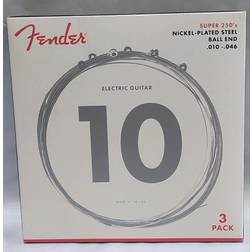 Fender Super 250's Nickel-Plated Steel Strings (3-Pack)