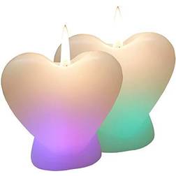 Heart Shaped Candle 4" 2