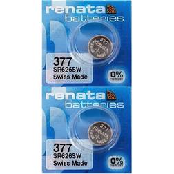 Renata Knappcell SR626SW Set För Klocka 10 Delar 2 Count