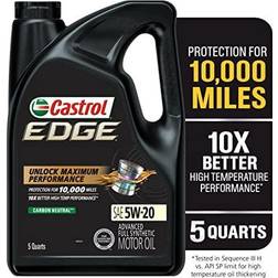 Castrol 03083 Edge 5W-20 Advanced Full Synthetic Motor Oil