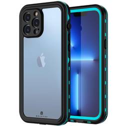 Waterproof Case for Apple iPhone 13 Pro Max BEASTEK Clear Back TRE Series Shockproof Underwater IP68 Certified Case with Built-in Screen Protector Full Body Rugged Protective Cover 6.7 inch