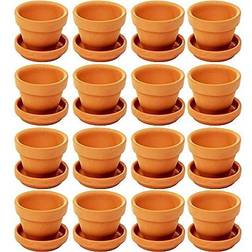 16 Pack 2 inch Mini Clay Terra