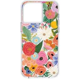 Case-Mate Rifle Paper Antimicrobial Hardshell Case with MagSafe for Apple iPhone 14 Pro Max Garden Party Blush