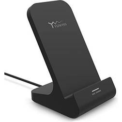 Oinmely Z1 Wireless Charger Wireless Phone Charger Stand Qi-Certified 10W Max Compatible with Apple iPhone 12/12 Pro Max/ 11Pro/11Pro Max/XR/XS Max/XS/X/8/8Plus, Samsung Galaxy