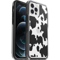 OtterBox iPhone 12 and iPhone 12 Pro Symmetry Series Clear Case Cow Print