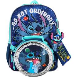 BioWorld 5 Piece Disney Stitch Backpack Set As Shown One-Size