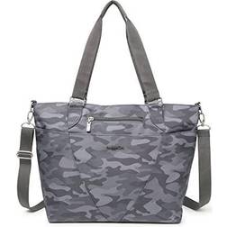 Baggallini Avenue Tote Bag - Dark Grey Camo