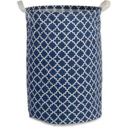 Design Imports DIIÂ® Round Lattice PE-Coated Laundry Hamper