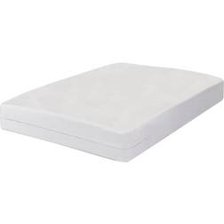 All-in-One Zippered Mattress Cover White (190.5x99.1cm)