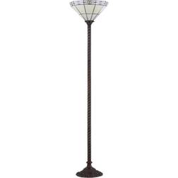 Jonathan Y Moore Tiffany-Style 68.57 Torchiere Floor Lamp