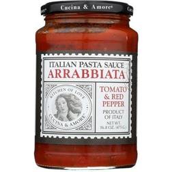 Cucina And Amore Arrabbiata Italian Pasta Sauce Tomato Pepper 16.8