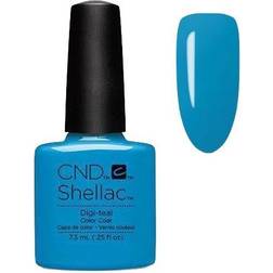 CND Shellac Nail Polish - Digi-teal