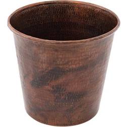 Copper Products Hand Hammered Copper Waste Bin Trash Can Oil