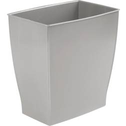 iDESIGN Mono Gray Plastic Wastebasket