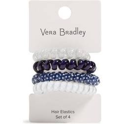 Vera Bradley Women s Spiral Elastic Hair Tie 4 Pk Perennials