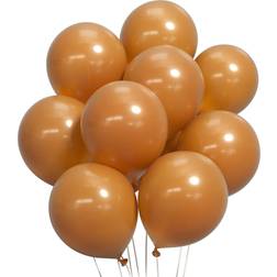 Tan Brown Balloons 12 Inch 50 Pack Retro Cocoa Balloons Baby Shower Balloon Wedding Bridal Shower Birthday Neutral Jungle Party Decorations