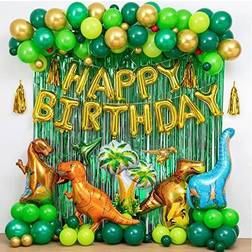 Latex Balloons Dinosaur Birthday Party Kit