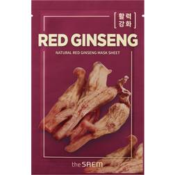 The Saem Natural Red Ginseng Mask Sheet Mascarilla Ginseng Rojo