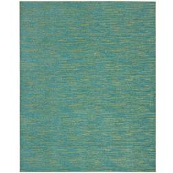 Nourison Essentials Solid Contemporary Blue, Green