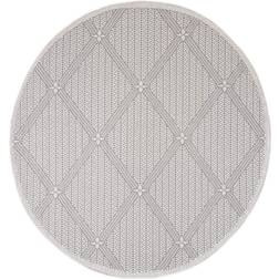 Safavieh Bermuda Wide Diamond Indoor/Outdoor Round Gray