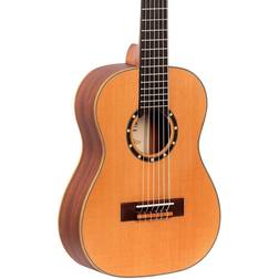 Ortega R122L-1/4 Family Series 1/4-Size Guitar Natural guitare classique pour gaucher avec housse