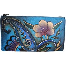 Anna by Anuschka Anuschka Organizing Wallet Multi Misc Accessories No Floral/Denim