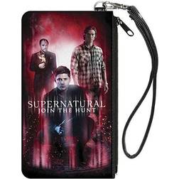 Wallet Coin Purse Supernatural Join the Hunt Crowley Dean Sam Group Pose