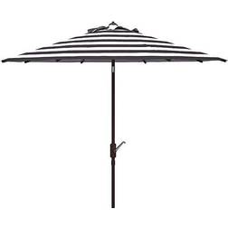 Safavieh Iris Patio Collection Patio Umbrella, Black