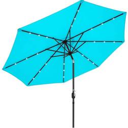 Best Choice Products 10ft Solar Lighted Patio Umbrella w/ Tilt