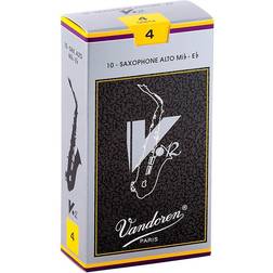 Vandoren V12 Alto Saxophone Reeds Strength 4, Box Of 10