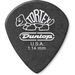 Dunlop 482P1.14 Tortex Pitch Black Jazz III 1.14mm 12/Player s Pack