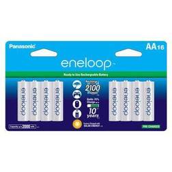 Sanyo Panasonic eneloop AA Rechargeable Ni-MH Batteries (2000mAh, Pack of 16) BK-3MCCA16FA