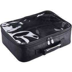 Byootique 420D Clear Nylon Makeup Travel Toiletry Bag Portable Cosmetic Organizer L