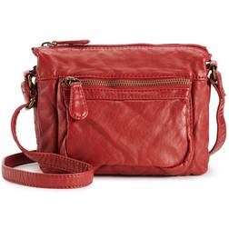 Karla Hanson Charlotte Pre-Washed Compact Crossbody Bag, Red