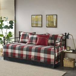 Madison Park Essence 6 Piece Loose Sofa Cover Red