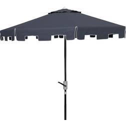 Safavieh PAT8000L Zimmerman Navy UV 9-Foot Push Umbrella