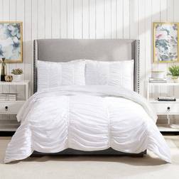Modern Heirloom Emily Texture Bedspread White (259.1x228.6cm)
