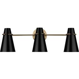 Golden Lighting 2122-BA3 Reeva 3 Vanity Fixtures Wall Light