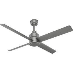 Hunter Industrial Trak 72 Matte Silver Commercial Ceiling Fan with