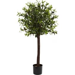 Nearly Natural 4 Olive Topiary Silk Tree Artificial Plant