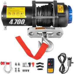 VEVOR Electric Winch 4,700 lbs. Capacity Truck Winch Gear