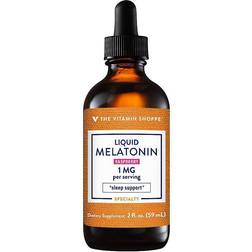 The Vitamin Shoppe Liquid Melatonin - Natural Raspberry, 1 MG, 2