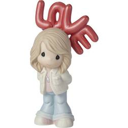 Precious Moments I Can’t Hide My Love for You Blonde Girl Bisque Figurine 15.3cm