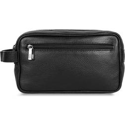 Karla Hanson Roger Leather Toiletry Organizer Bag, Black