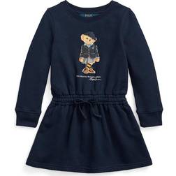 Ralph Lauren Girl's Long Sleeved Dress French - Navy