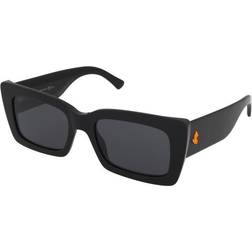 Jimmy Choo 52MM Rectangle - Black - Black