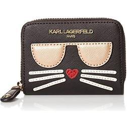 Karl Lagerfeld Paris Women's Choupette Card Case - Black