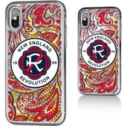 Strategic Printing New England Revolution Pattern Glitter iPhone X/XS Case