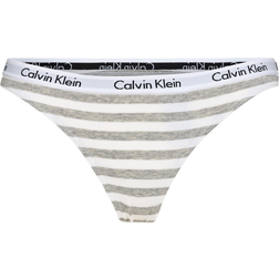 Calvin Klein Carousel Thong - Rainer Stripe/Gray Heather